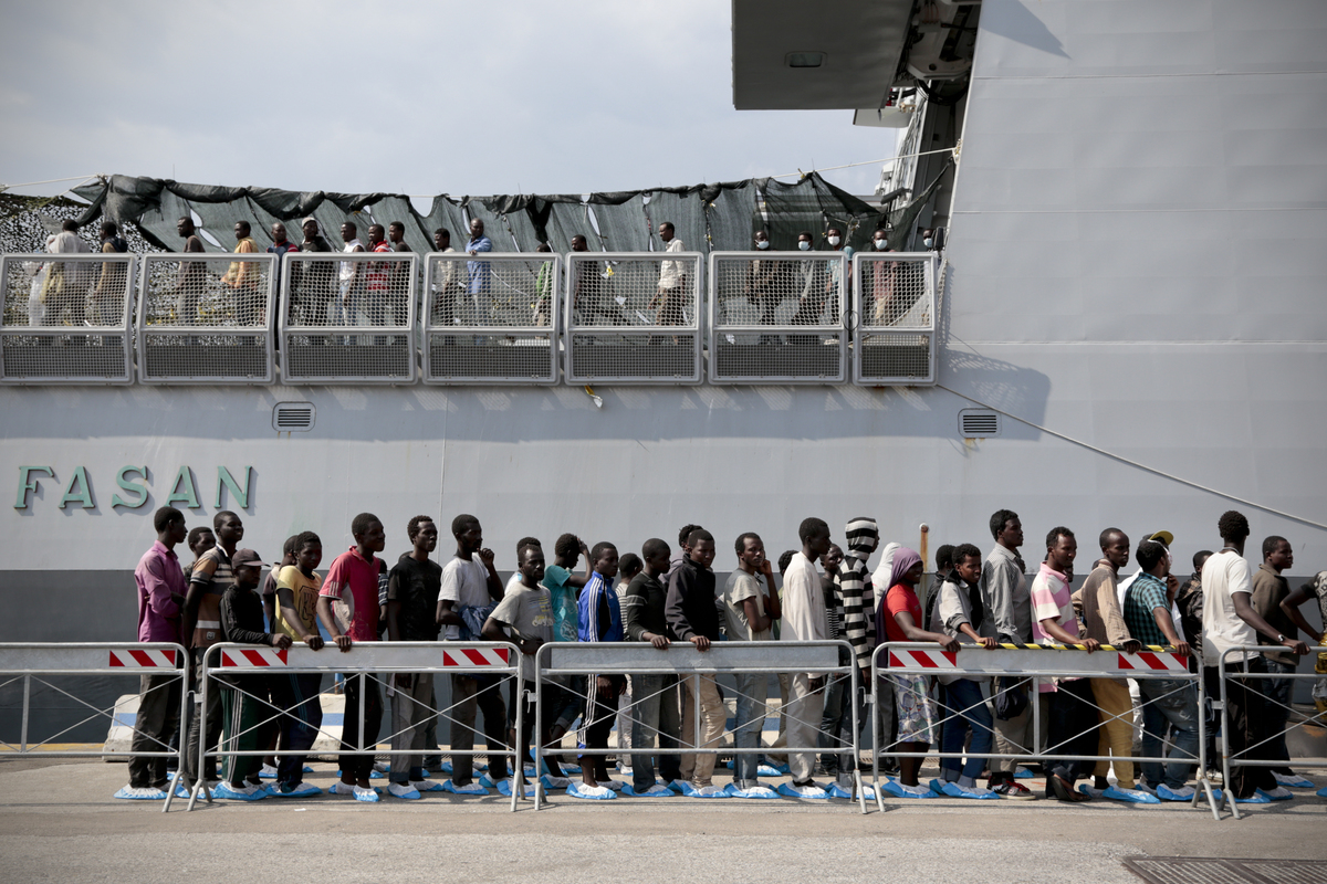 Immigration emergency in Italy. (Ph: Alessio Paduano/NurPhoto.com )