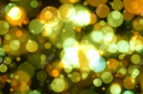 Defocused Yellow Lights Background