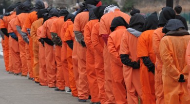 US-ATTACKS-RIGHTS-GUANTANAMO-PROTEST