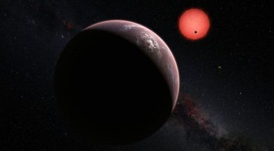 Artist’s impression of the ultracool dwarf star TRAPPIST-1 and